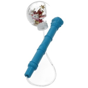 RÓŻDŻKA ŚWIECĄCA Z LAMPKAMI LED NIEBIESKA 54CM