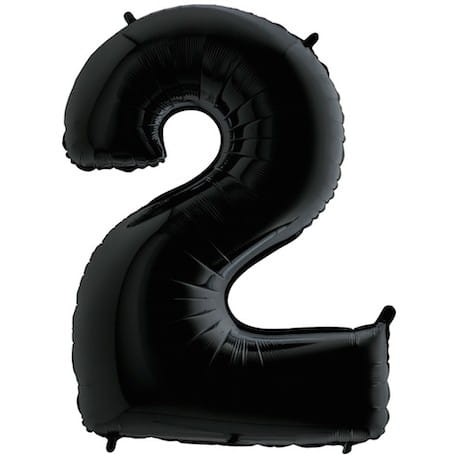 Balon foliowy cyfra 2