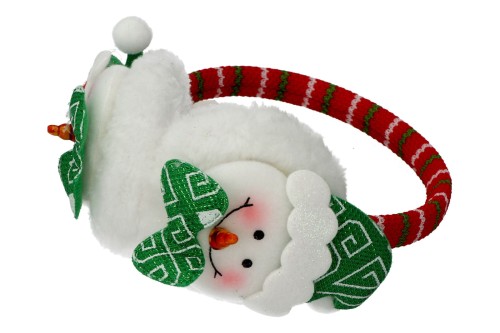 nauszniki z bałwankiem