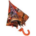 PARASOL PARASOLKA POMARAŃCZOWA PANDA 65CM