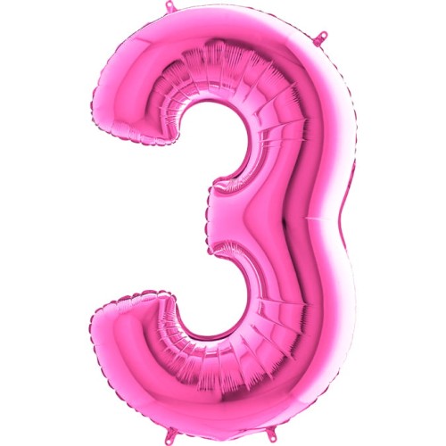 balon cyfra 100cm cyfra 3