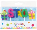 Świeczki pikery sto lat.