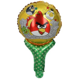BALON MACZUGA OKRĄGŁA ANGRY ZÓŁTA