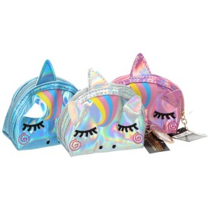 BRELOK PORTFELIK HOLOGRAFICZNY JEDNOROŻEC UNICORN