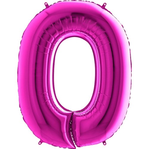 Balon foliowy cyfra 0
