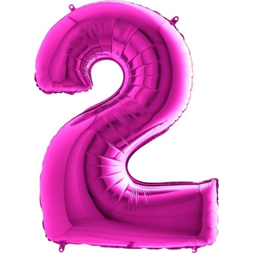 Balon foliowy cyfra 2
