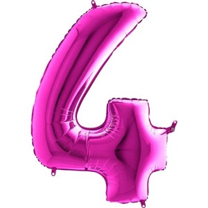 BALON 100CM CYFRA PURPLE 4
