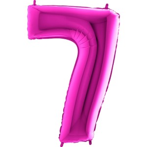 BALON 100CM CYFRA PURPLE 7