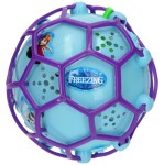 ŚWIECĄCA SKACZĄCA PIŁKA FROZEN Z DŹWIĘKIEM NIEBIESKA 6A28