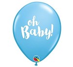 BALONY QL 11'' OH BABY PASTELOWE NIEBIESKIE 25 SZT