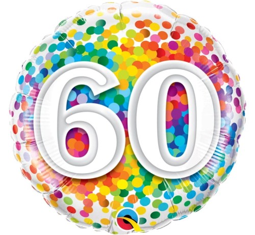 balon confetti 60