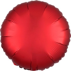 BALON FOLIOWY 18" KOŁO CZERWONY