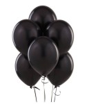 BALONY LATEKSOWE 23CM OPAK.10SZT CZARNE
