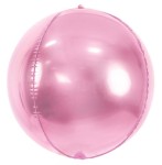 BALON FOLIOWY KULA RÓŻOWA 55CM