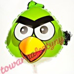 BALON 18" GŁOWA ANGRY BIRDS ZIELONA