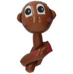 DMUCHANA PAŁKA GŁOWA MAŁPKA BRĄZOWA