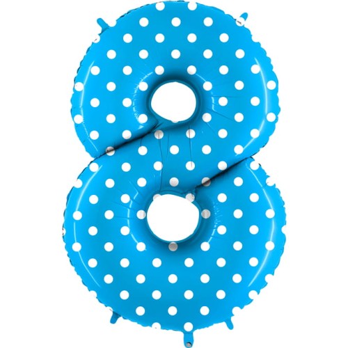 Balon foliowy cyfra 8