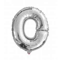 Balon literka metrowa srebrna O