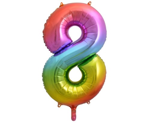 Balon foliowy cyfra 8