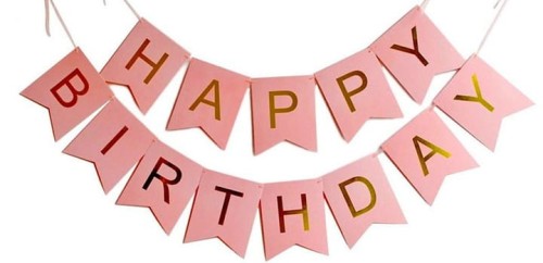 Girlanda papierowa happy birthday
