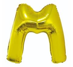 BALON 100CM LITERKA ZŁOTA M