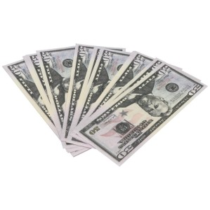 50 DOLARÓW BANKNOTY PLIK 100SZT DWUSTRONNY DRUK