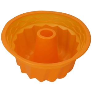 FOREMKA SILIKONOWA BABKA DUŻA 23CM POMARAŃCZOWA