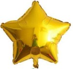 BALON 18" GWIAZDA ZŁOTA