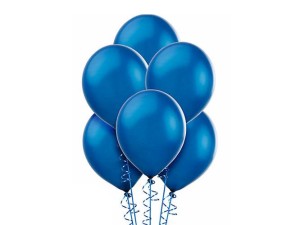 BALONY LATEKSOWE METALICZNE 100SZT NIEBIESKIE