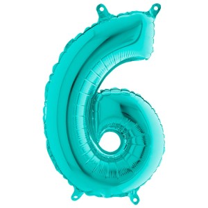 BALON 100CM CYFRA TIFFANY 6