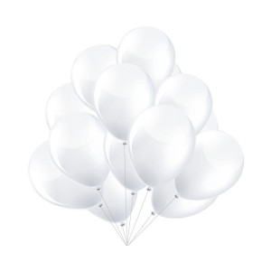 BALONY LATEKSOWE 100SZT 23CM C1A BIAŁE