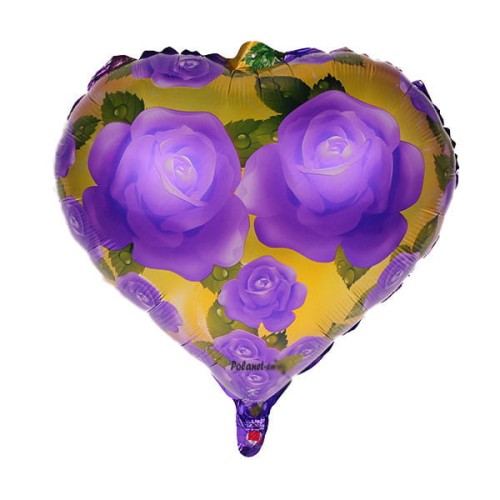 balon na hel róże
