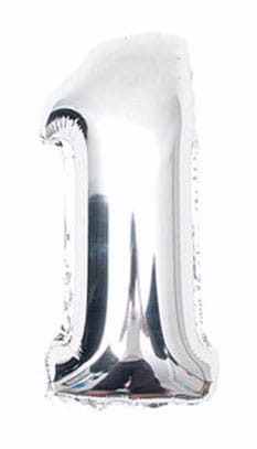 Balon foliowy cyfra"1"