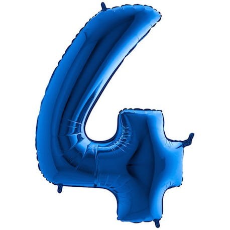 Balon foliowy cyfra 4