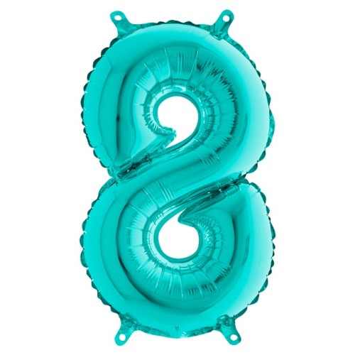 Balon foliowy cyfra 8 na hel lub powietrze