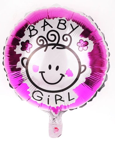 balony na hel baby girl