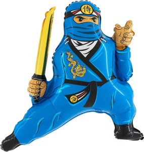 BALON GRABO 24" NINJAGO NIEBIESKI