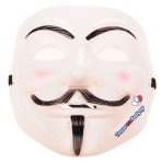 MASKA PRZEBRANIE BIAŁA ANONYMOUS