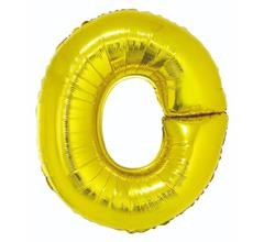 BALON 100CM LITERKA ZŁOTA O