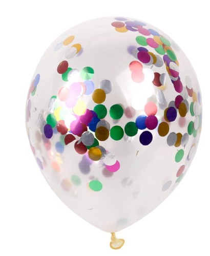 balon z konfetti