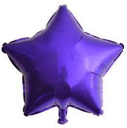 Balon na hel lub powietrze gwiazdka