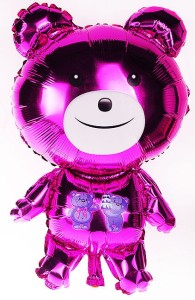 BALON 24" MIŚ TEDDY RÓŻOWY