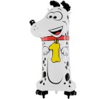 BALON 100CM CYFRA 1 ZWIERZĄTKA PIES