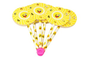 OZDOBA DO TORTU BUŹKA, EMOTIKON.