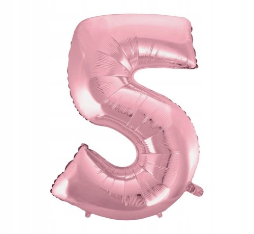 balon 100cm cyfra 5