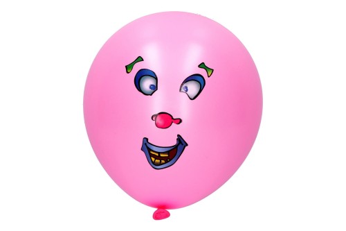 balon lateksowy z naklejakmi