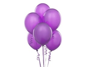 BALONY LATEKSOWE 100SZT 23CM C1A FIOLETOWE