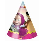 CZAPECZKI MASZA I NIEDŹWIEDŹ 6SZT