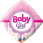 BALON 18" BABY GIRL RÓŻOWY