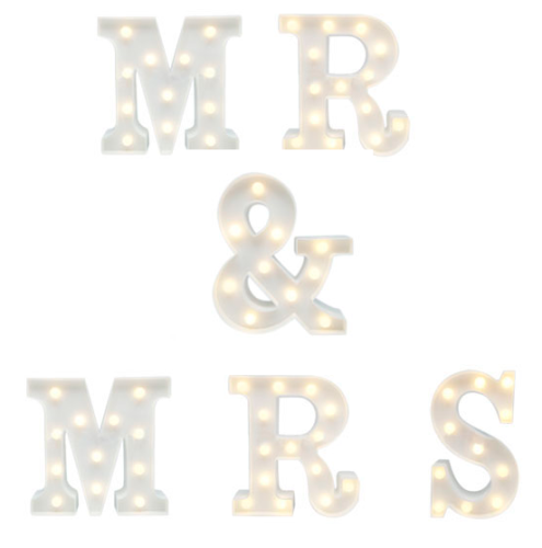 napis mr&amp;mrs